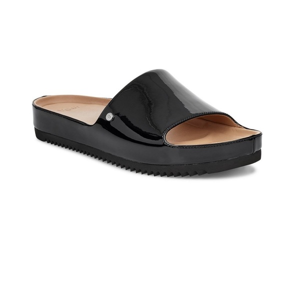 UGG Shoes - ALMOST LIKE NEW! UGG ‘Jane’ Black Patent Slides Size 7